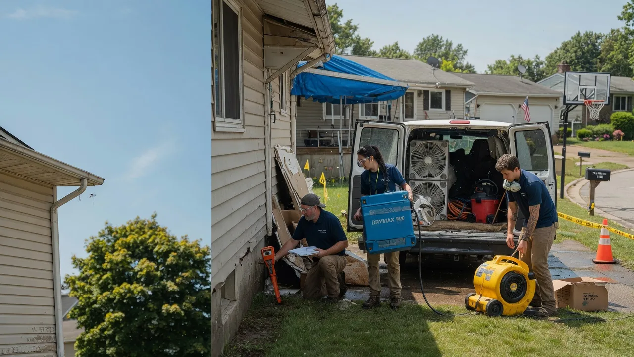 Ceiling Leak Cleanup in Sherwood, WI near me